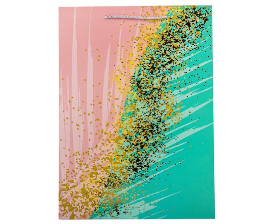 Подарочный пакет "Золотой шелест", 30*41,5 см, изображение 4 ᐒ купить на  ❤ Like7km.com.ua