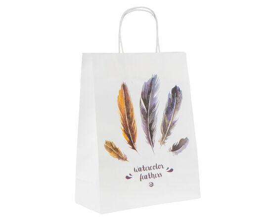 Подарочный пакет "Магия пера", 24,5*31 см * Рандомный выбор дизайна, изображение 3 ᐒ купить на  ❤ Like7km.com.ua