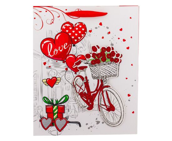 Подарочный пакет "Любовь в деталях", 26*32 см * Рандомный выбор дизайна, изображение 3 ᐒ купить на  ❤ Like7km.com.ua