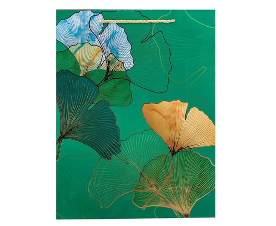 Подарочный пакет "Золотое гинкго", 31*40 см * Рандомный выбор дизайна, изображение 2 ᐒ купить на  ❤ Like7km.com.ua