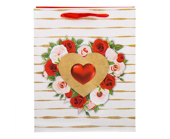 Подарочный пакет "Романтика", 32*26*12 см, изображение 2 ᐒ купить на  ❤ Like7km.com.ua