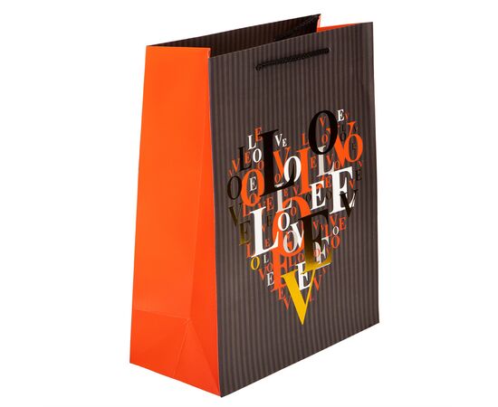 Подарочный пакет "Love", 32*26*12 см, изображение 4 ᐒ купить на  ❤ Like7km.com.ua
