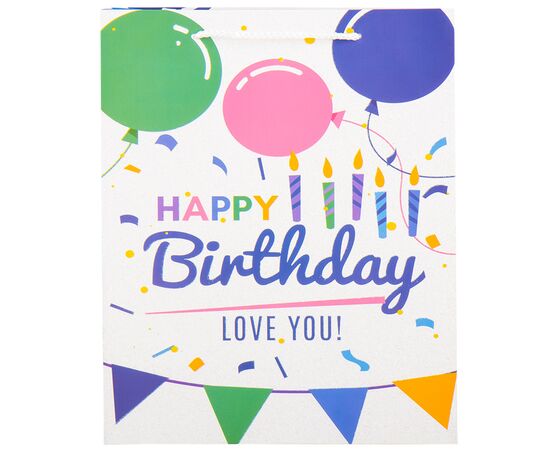 Подарочный пакет "Праздник", 44*31*12 см, изображение 3 ᐒ купить на  ❤ Like7km.com.ua