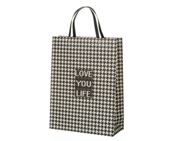 Подарочный пакет "Клетка" L, изображение 3 ᐒ купить на  ❤ Like7km.com.ua