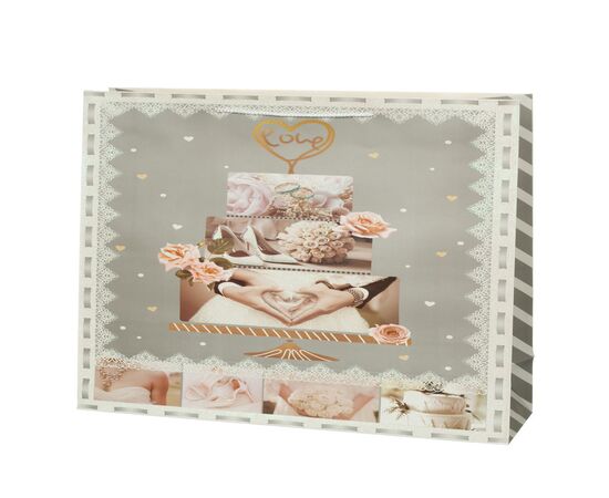 Подарочный пакет "Wedding" XL, изображение 4 ᐒ купить на  ❤ Like7km.com.ua