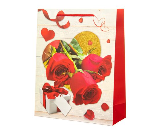 Подарочный пакет "Rose" 26 * 10 * 32, изображение 4 ᐒ купить на  ❤ Like7km.com.ua