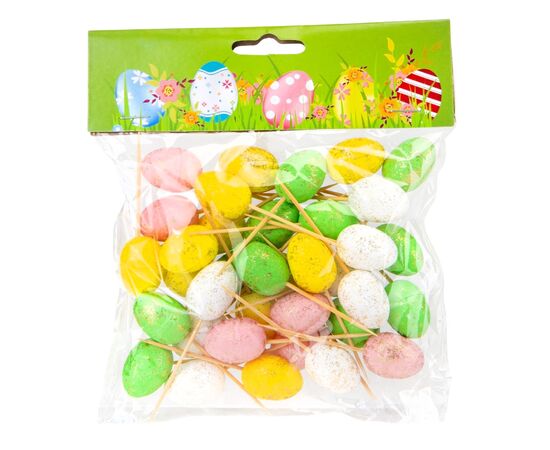 Набор пасхальных шпажек "Крашанки", 7 см, изображение 4 ᐒ купить на  ❤ Like7km.com.ua