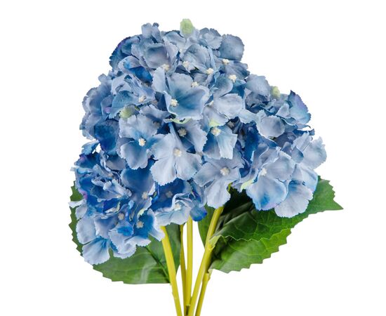 Букет гортензий, 5 бутонов, синий, 52 см, изображение 3 ᐒ купить на  ❤ Like7km.com.ua