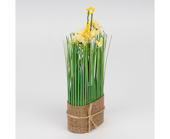 Пасхальная композиция «Желтые цветы», 20 см, изображение 2 ᐒ купить на  ❤ Like7km.com.ua
