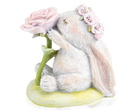 Фигурка "Крольчиха с розой", 12 см, изображение 2 ᐒ купить на  ❤ Like7km.com.ua