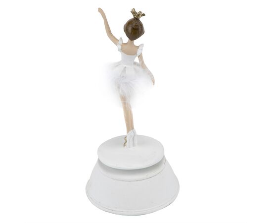 Статуэтка "Танцующая  балерина", белая, 24 см., изображение 3 ᐒ купить на  ❤ Like7km.com.ua