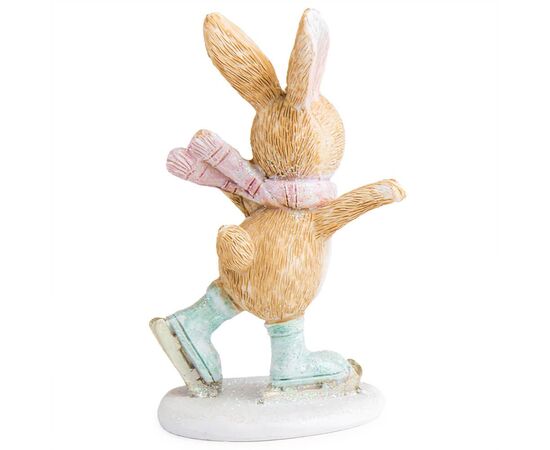 Статуэтка "Зайчонок на коньках", 10 см, изображение 2 ᐒ купить на  ❤ Like7km.com.ua