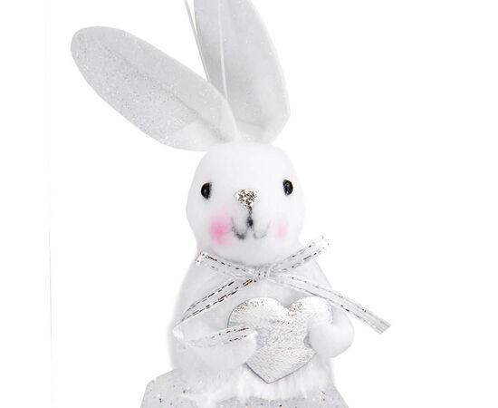 Подвеска "Кролик с сердцем", 18 см, изображение 2 ᐒ купить на  ❤ Like7km.com.ua