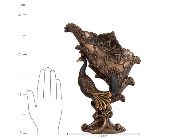 Статуэтка "Павлин" (27 см) VERONESE, изображение 7 ᐒ купить на  ❤ Like7km.com.ua