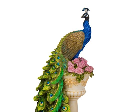 Статуэтка "Павлин" (33.5см) VERONESE, изображение 2 ᐒ купить на  ❤ Like7km.com.ua