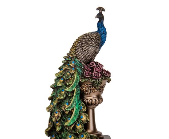 Статуэтка "Павлин" (33.5см) VERONESE, изображение 2 ᐒ купить на  ❤ Like7km.com.ua