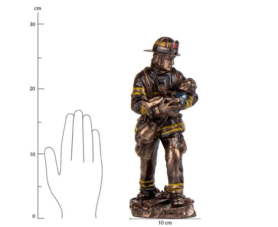 Статуэтка "Пожарный", 27 см VERONESE, изображение 7 ᐒ купить на  ❤ Like7km.com.ua