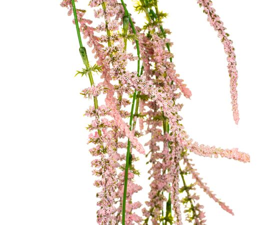 Искусственная ампельная ветвь из цветов, розовая, 87 см, изображение 2 ᐒ купить на  ❤ Like7km.com.ua