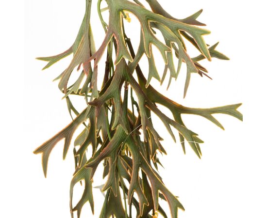 Искусственная ампельная ветвь, зелено-розовая, 80 см, изображение 2 ᐒ купить на  ❤ Like7km.com.ua