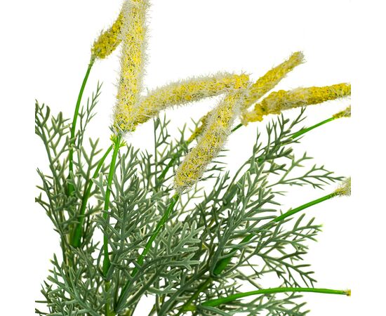 Декоративная веточка, желтая, изображение 2 ᐒ купить на  ❤ Like7km.com.ua