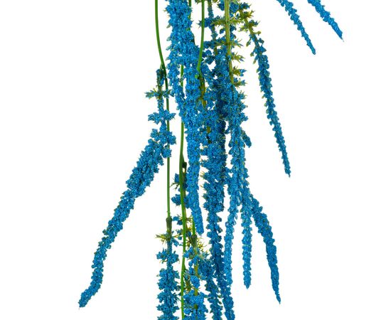 Искусственная ампельная ветвь из цветов, темно-синяя, 87 см, изображение 2 ᐒ купить на  ❤ Like7km.com.ua