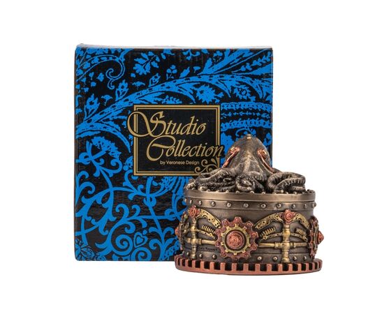 Шкатулка "Осьминог" (8,5 см)  VERONESE, изображение 2 ᐒ купить на  ❤ Like7km.com.ua