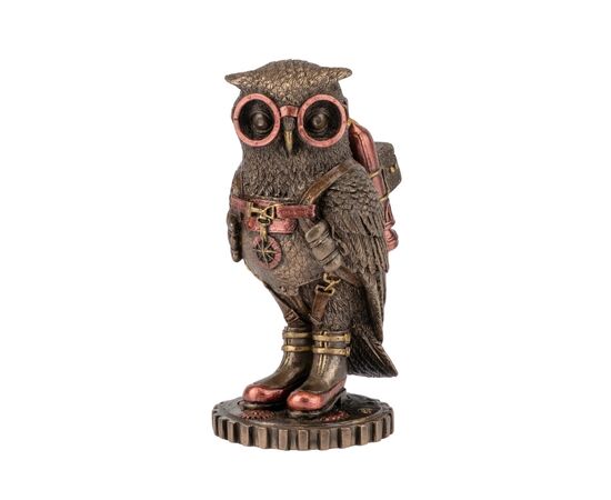 Статуэтка "Сова Стимпанк" (15.5 см) VERONESE, изображение 2 ᐒ купить на  ❤ Like7km.com.ua