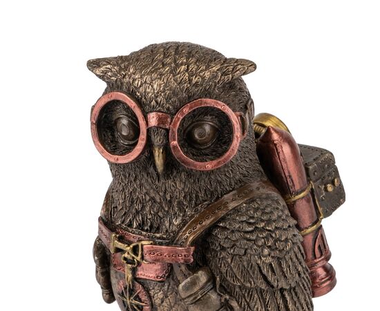 Статуэтка "Сова Стимпанк" (15.5 см) VERONESE, изображение 5 ᐒ купить на  ❤ Like7km.com.ua