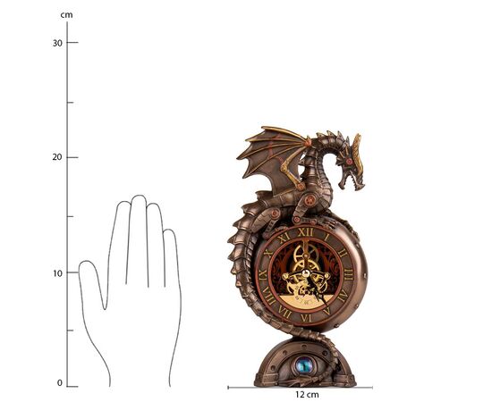 Часы "Глаз дракона", 23 см VERONESE, изображение 8 ᐒ купить на  ❤ Like7km.com.ua