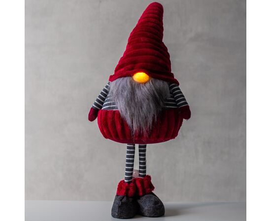 Фигурка с подсветкой "Красный гном", 71 см, изображение 3 ᐒ купить на  ❤ Like7km.com.ua
