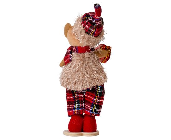 Фигурка "Праздничный мишка", 19 см, изображение 2 ᐒ купить на  ❤ Like7km.com.ua