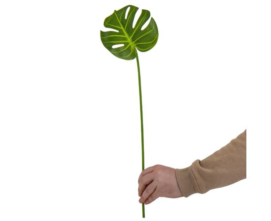 Лист "Монстера", 62 см, изображение 2 ᐒ купить на  ❤ Like7km.com.ua