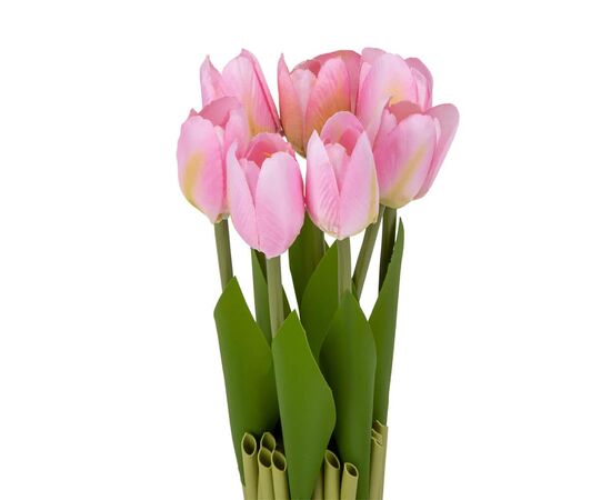 Букет тюльпанов 25см, розовый, изображение 2 ᐒ купить на  ❤ Like7km.com.ua