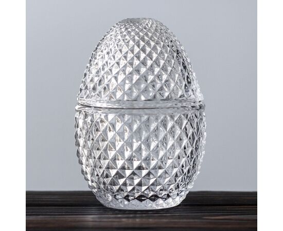 Емкость для хранения "Фаберже", прозрачная, 12 см, изображение 2 ᐒ купить на  ❤ Like7km.com.ua