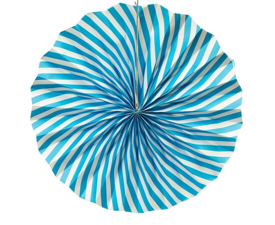Набор з 6 бумажных вееров , голубой, изображение 2 ᐒ купить на  ❤ Like7km.com.ua