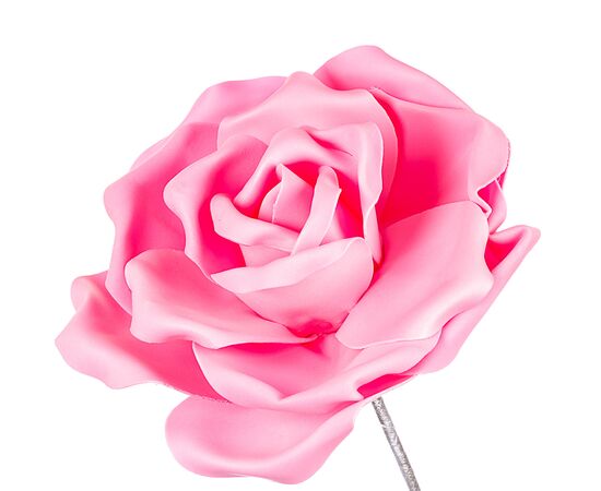 Цветок для фотозоны розовый 45 см (большой), изображение 2 ᐒ купить на  ❤ Like7km.com.ua