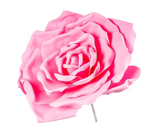 Цветок для фотозоны розовый 28 см (средний), изображение 2 ᐒ купить на  ❤ Like7km.com.ua