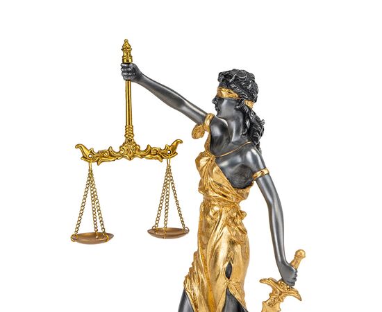 Статуэтка "Фемида: Золотая Справедливость", 29 см VERONESE, изображение 5 ᐒ купить на  ❤ Like7km.com.ua