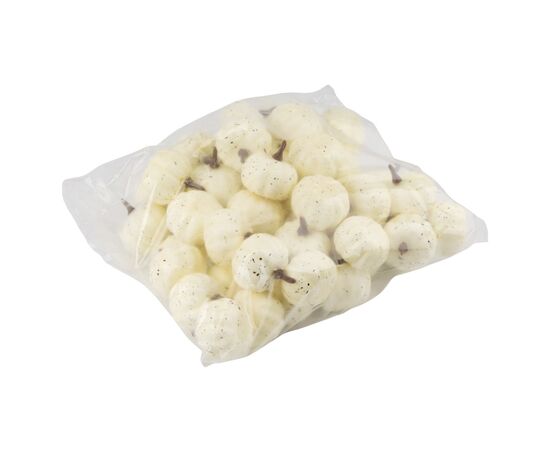 Декоративная тыква "Осенний уют", белая, 5,5 см, изображение 3 ᐒ купить на  ❤ Like7km.com.ua