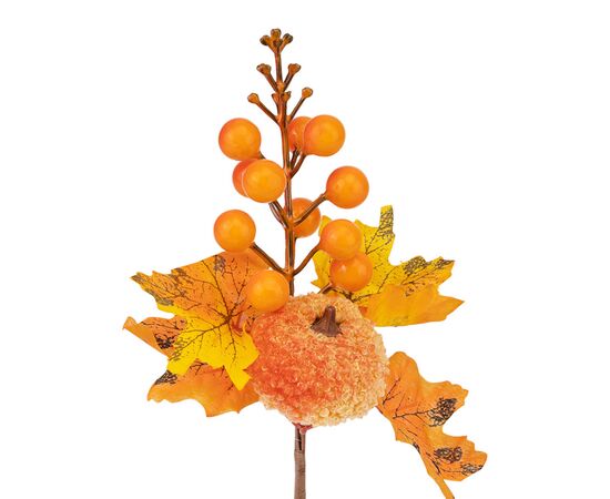 Искусственная ветвь "Осенний оберег", 25 см, изображение 2 ᐒ купить на  ❤ Like7km.com.ua