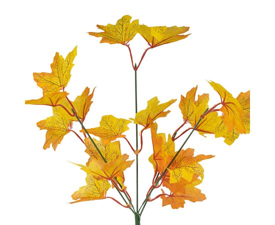 Искусственная ветвь "Золотой листопад", 30 см, изображение 2 ᐒ купить на  ❤ Like7km.com.ua