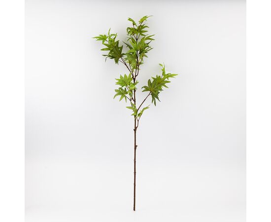 Искусственная ветка "Клен", зеленая, 85 см, изображение 2 ᐒ купить на  ❤ Like7km.com.ua