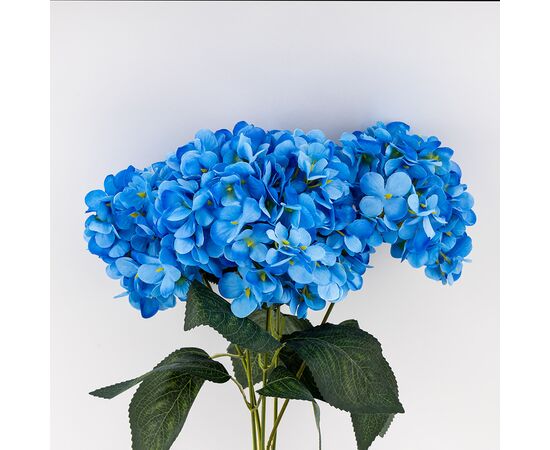 Букет гортензий, 5 бутонов, голубой, 44 см, изображение 3 ᐒ купить на  ❤ Like7km.com.ua