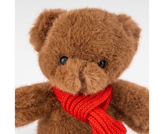 Мягкая игрушка "Мишка с красным шарфом", 31 см, изображение 2 ᐒ купить на  ❤ Like7km.com.ua