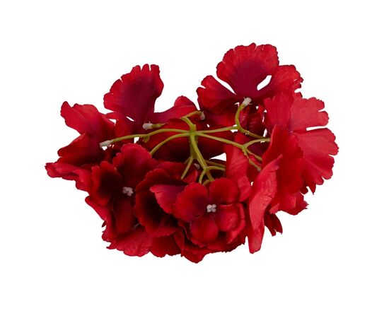 Головка гортензии, красная, 16 см, изображение 3 ᐒ купить на  ❤ Like7km.com.ua