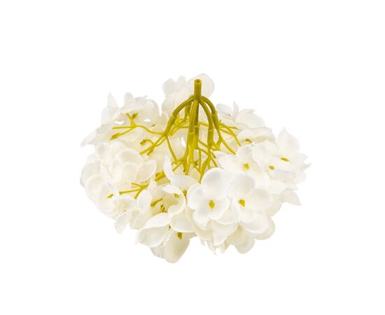 Головка гортензии мелкоцветная, белая, 14 см, изображение 3 ᐒ купить на  ❤ Like7km.com.ua