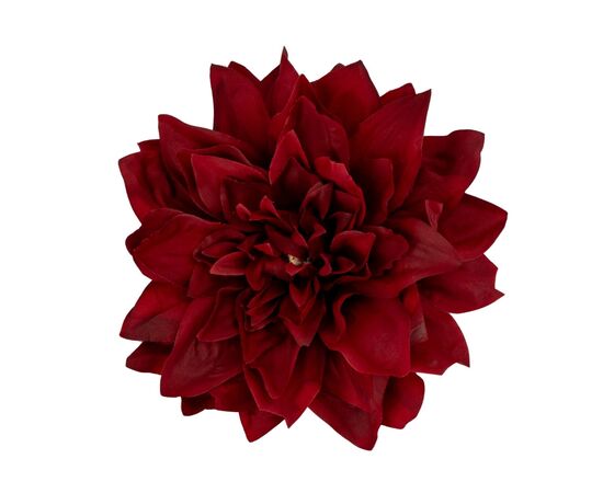 Головка георгина, бордовая, 15 см, изображение 2 ᐒ купить на  ❤ Like7km.com.ua