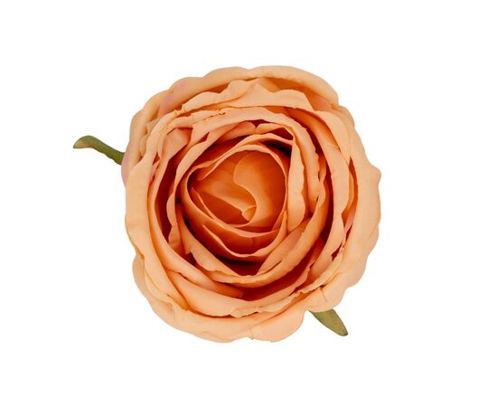 Головка розы, оранжевая, 9 см, изображение 2 ᐒ купить на  ❤ Like7km.com.ua