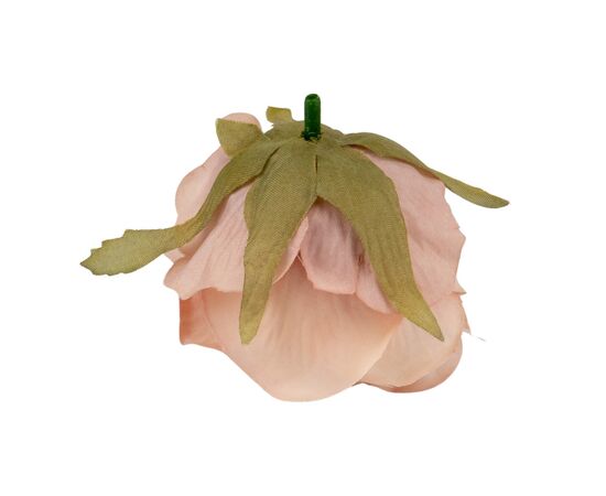 Головка розы, светло-розовая, 6,5 см, изображение 3 ᐒ купить на  ❤ Like7km.com.ua