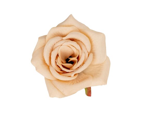 Головка розы, кремовая, 7,5 см, изображение 2 ᐒ купить на  ❤ Like7km.com.ua